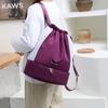 Lightweight Durable Oxford Drawstring Backpack Casual Fitness Gym Bag with Shoes Compartment Fashionable School Sports Bag