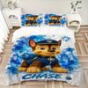 3Pcs Paw Patrol Chase Adventure Bedding Set Quilt Cover Pillowcase Home Christmas Halloween Gift 1 Duvet Cover 2 Pillowcase S1388