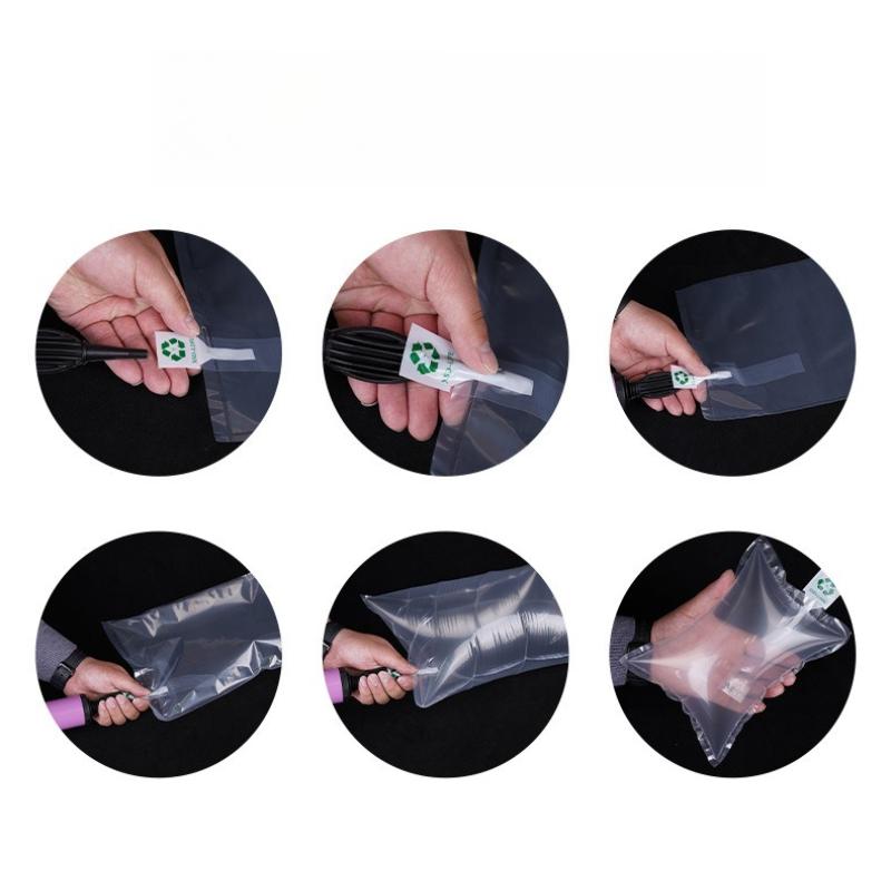 100pcs Filling Package Buffer Bag Air Packaging Bubble Pack Cushion Wrap Bags Air Bubble Size Pouches Shockproof Anti Pressure Inflatable Pouchs