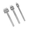 3pcs 4/5/6mm Pitch Leather Hole Punch Tool 2/4/6 Prong Belt Hole Puncher  DIY Leather Craft