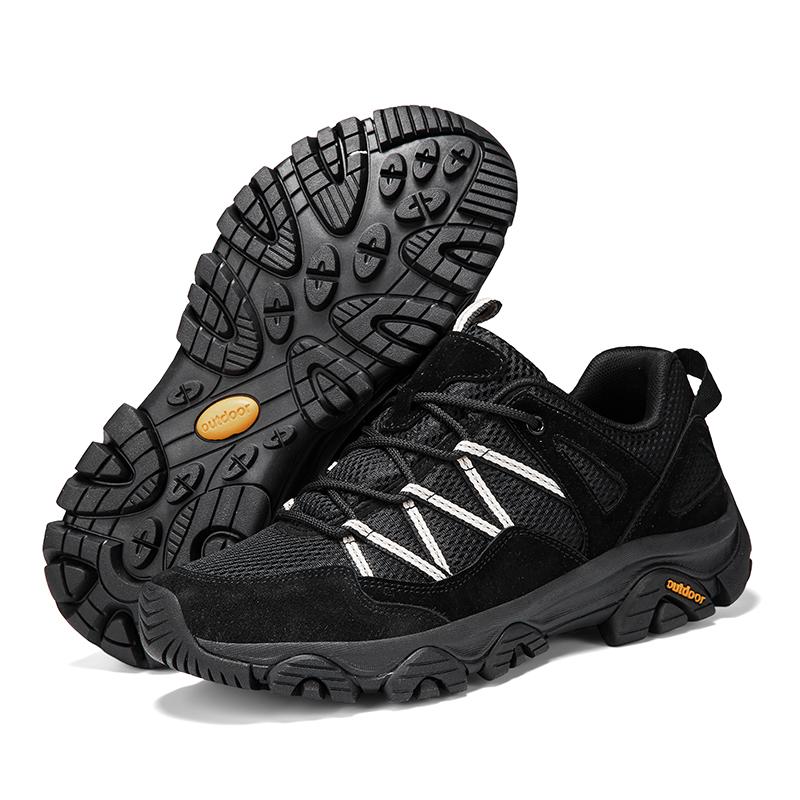 

Бежевые походные кроссовки для мужчин и женщин, нескользящие, удобные, для активного отдыха, путешествий, комфортные, повседневные, сетчатые, дышащие, для четырех сезонов 36 чёрный