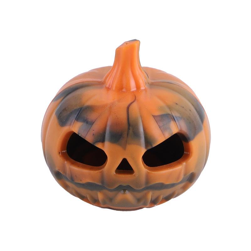 Halloween Pet Toys Color Changing Pumpkin Rubber Material Is Tough Tear Resistant Dog Interactive Training Toys Pet Supplies