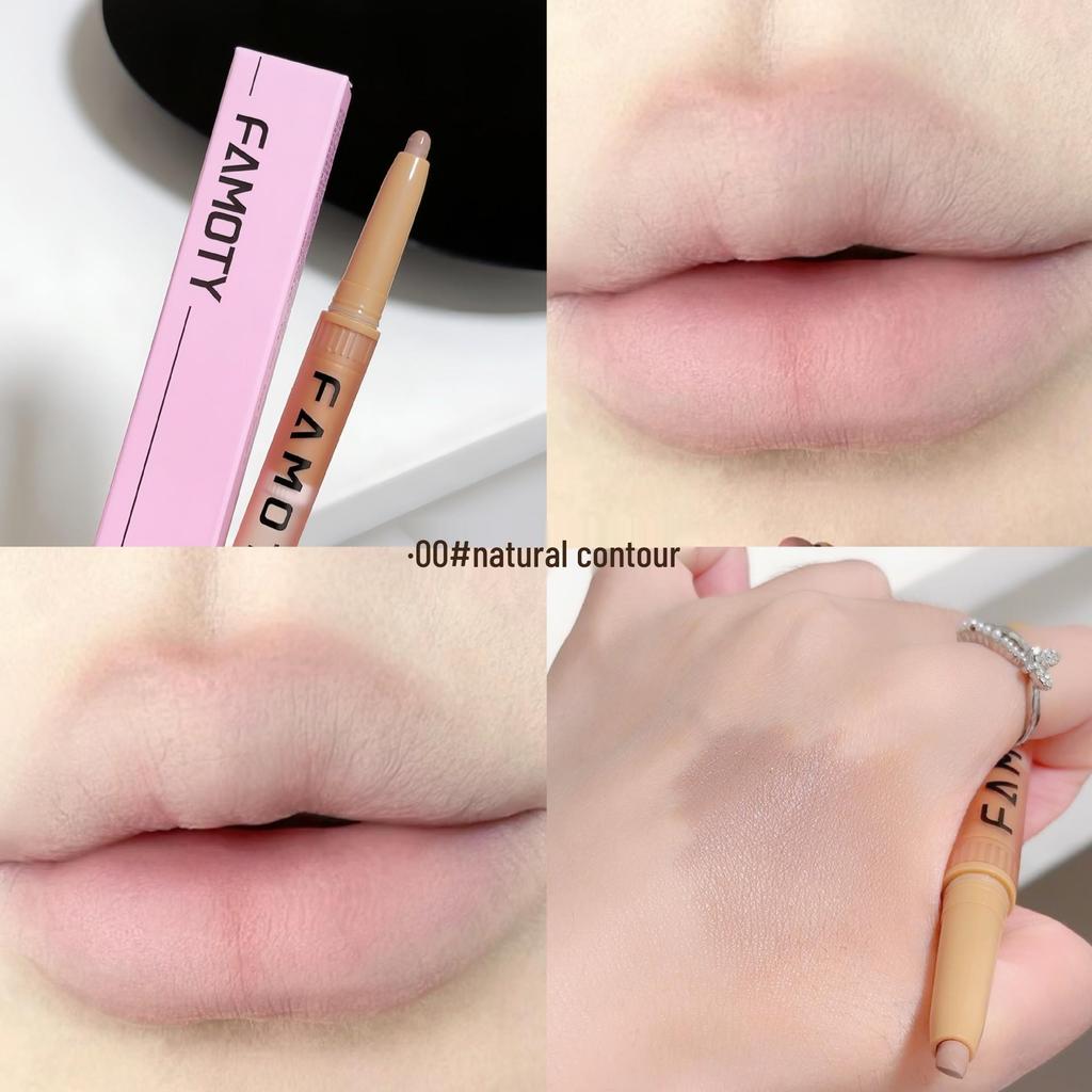 Daisy Lip Liner & Lipstick Pen: Long-Lasting Matte Velvet Mist for a Pure, Desirable Look - Perfect for Students.