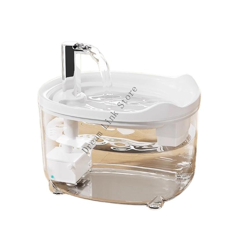 Q1FD Automatic PET Water 50.72oz Capacity 3 Stage Filtration Quiet Blue Light Reminder