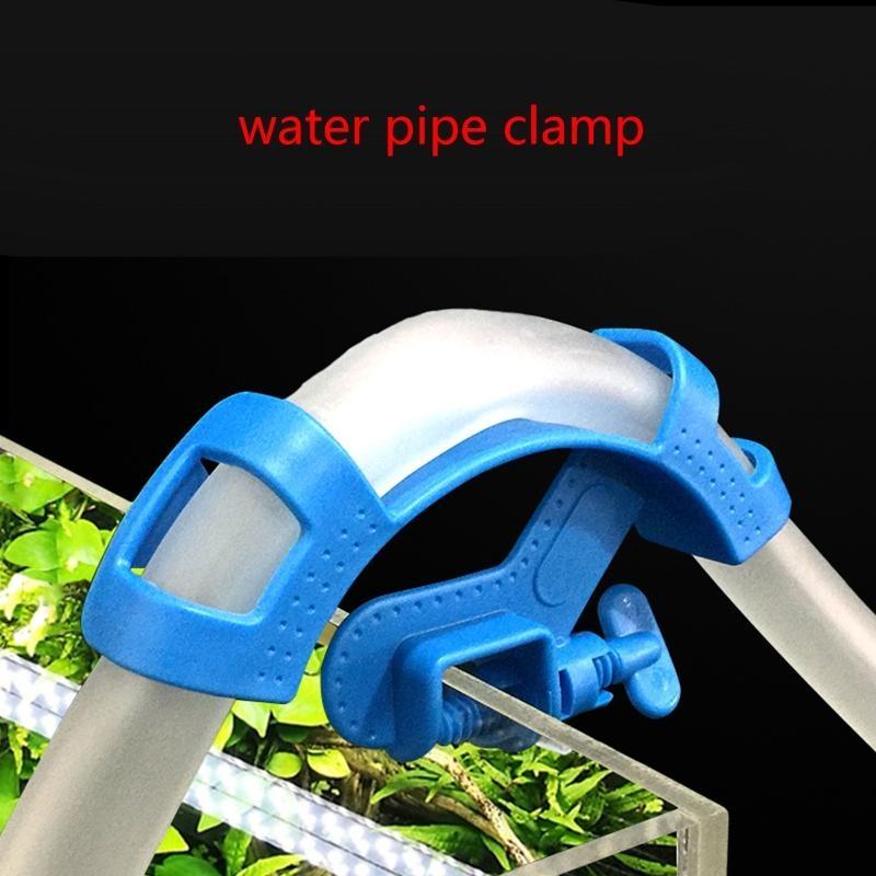 Water Pipe Clamp Clips Fish for Tank Adjustable Plastic Mounting Clip Holder Durable Holders for Aquarium Tube Hose