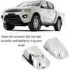 AMAKO Front Door Handle Cover with Key Hole, Chrome Bezel Compatible with Mitsubishi Montero L200 2005 to 2015 Exterior Door Handle Cap