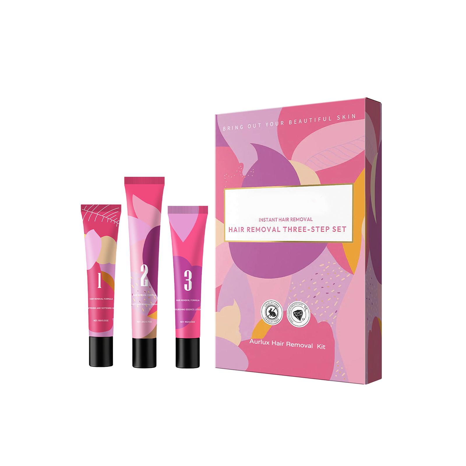Depilatory Cream Gentle And Effective Hair Removal For Underarm, Private Part, Pubic Area, Bikini Area,50g розовый