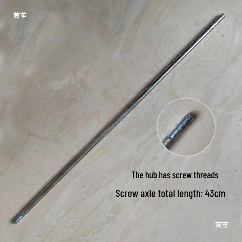 7.5mm Axle Iron Rod for Shopping Cart & Stair Climbing Cart with Two-Wheel Design