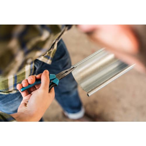 HAZET 1859SPC/3 3-Piece Pliers Set: Includes Nippers, Needle-Nose Pliers, Crimping Tool, Electrician's Pliers, Wiring Tools, and Wire Stripper. Chrome