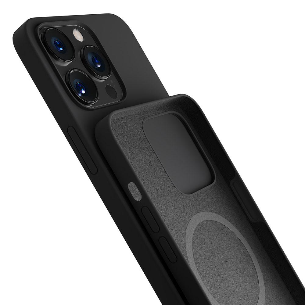 Apple Iphone 14 Pro Max - 3Mk Hardy Silicone Magcase Graphite