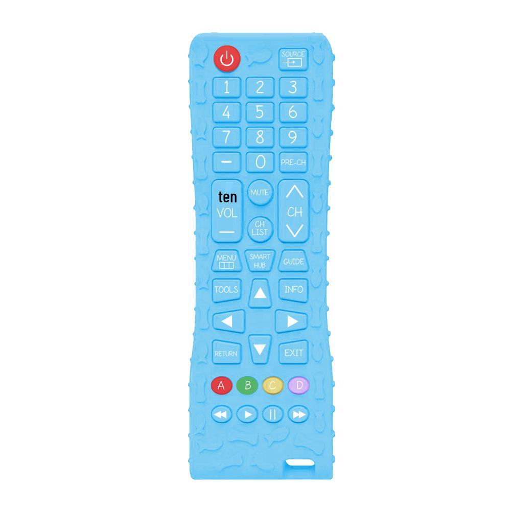 Silicone Teether Remote Control Toy for Babies 6+ Months