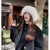 Plush, Mongolian Hat, Cold Resistant, Warm, Thickened, Basin Hat, Ear Protection, Fisherman's Hat