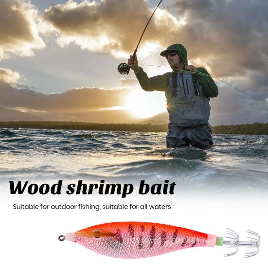 11CM/13G Luminous Fishing Lure Sharp Squid Hook Glow In The Dark Realistic Colorful