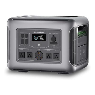ALLPOWERS R2500 V2 Portable Power Station 1920Wh, LFP Battery with 4500+ Cycles, Solar Generator with 4x 2500W AC Outputs