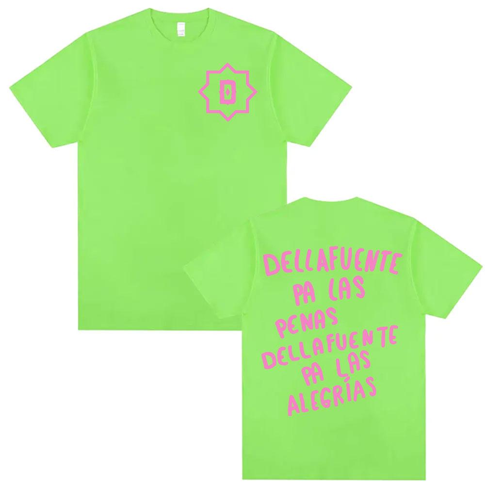 

Rapper Dellafuente Pa Las Penas Dellafuente Pa Las Alegrías Graphic T-shirts Men Women s Clothing Hip Hop Fashion Cotton T Shirt 4XL