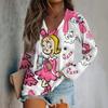 Women's Fashion Loose Raglan Sleeve T-Shirt With Christmas Print Casual Top