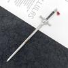 New Antique Metal Sword Hairpin Women's Fashion Chinese Simple and Creative Pan Hairpin Jewelry Temperament Headwear Accessories
