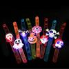 96PCS Christmas Light Up Bracelet LED Flashing Santa Skull Bat Pumpkin Watch Children's Gift Party Decoration