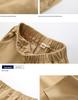 Kids' Khaki and Navy Elastic Waist Western Uniform Pants for Boys and Girls