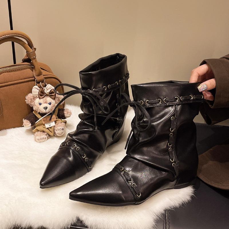 Spitze Innenhöhenerhöhung kleine kurze Stiefel Kinder neue Sommer- und Herbst Merad Western Cowboy Stiefeletten Martin Stiefel