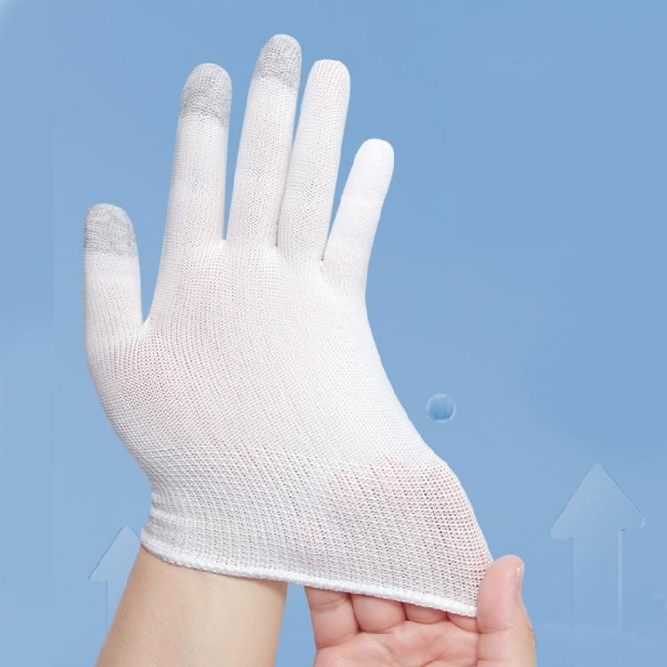 Mobile Gaming Sensible Touch-Handschuhe Dünnes leitfähiges Fasergewebe Haltbarkeit Nylonmaterial Kompatibel für Outdoor-Aktivitäten