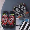 Fashion 2025 New Men's Rubber Flip-Flops Trendy Anti-Slip Beach Sandals for Summer Casual Non-Slip Slippers Students Lightweight Stylish