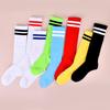 Children'S Stockings Girls' Summer Thin Boys' Football Socks Solid Color Cotton Socks High Tube White Socks Student Long Socks Tide