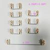 2X Mechanical Keyboard Steel Plate Balance Shaft Keyboard Accessories Transparent Plate Mounted Stabilizer Gold Plated Wire