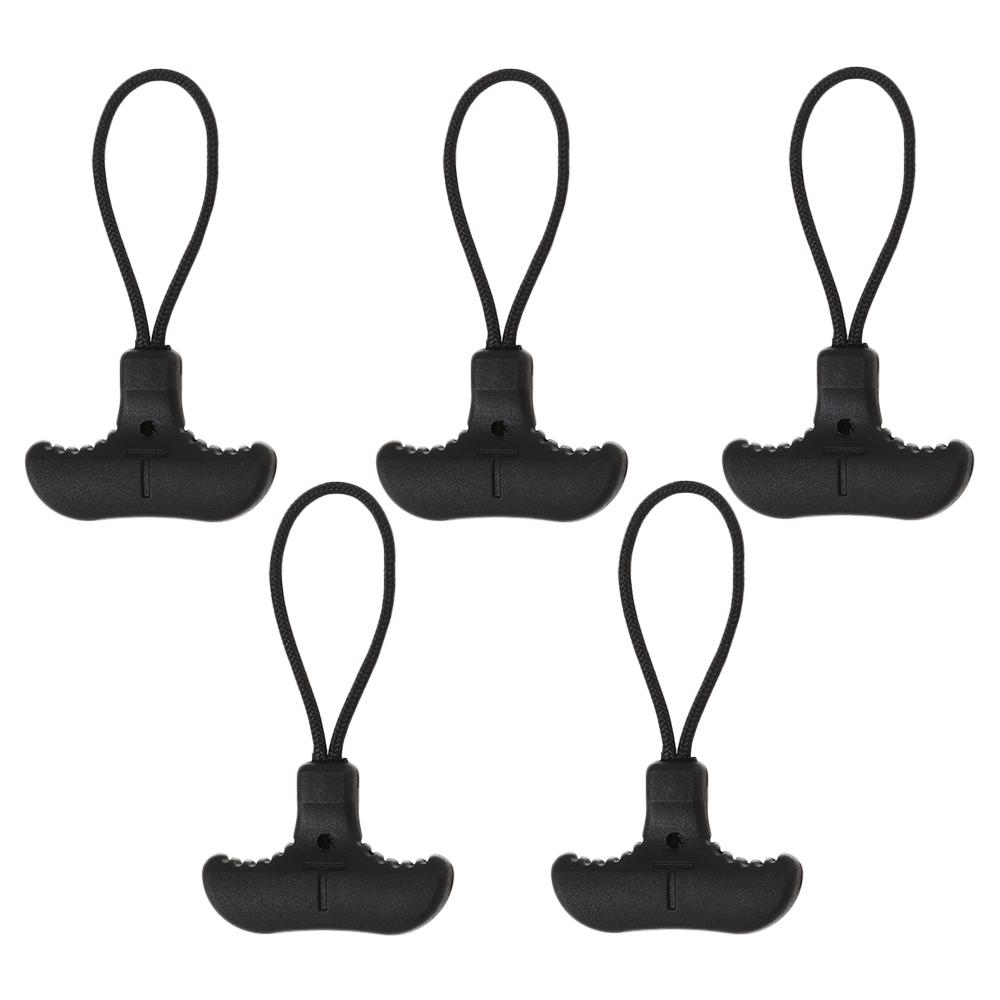 5 Colors Zipper Pull Puller End Fit Rope Tag Fixer Zip Cord Tab Replacement Clip Broken Buckle Travel Bag Suitcase Tent Backpack