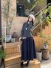2025 Korean Retro Floral A-Line Skirt: Sweet, Gentle, High-Waisted, and Versatile