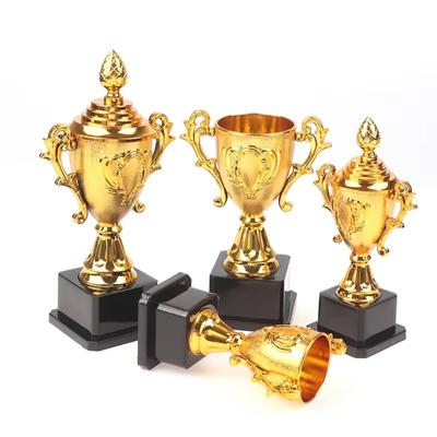 Plastic Model Small Prize Cup Gold Winner Award Trophy Toy Awards Trophy Team Sport Competition