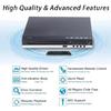 Functional DVDs Player for Any TV Connect via HDMIs or Video Offer 1080P Claritys USB Media Access for Dorm Room Office