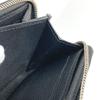 Louis Vuitton N63076  Damier Graphite zip-around coin purse Wallet Coin Case