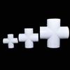 50/63mm PVC Pipe Cross Connector Garden Irrigation System Parts Tube 4 Way Adapter Fish Tank Supplies