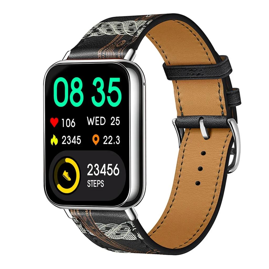 Leather Loop Strap for Redmi Watch 5 Watch 4 Band for Xiaomi Mi 9 Pro Active Wristband Bracelet Mi Band 8 Pro Correa Accessories