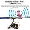 Sound Bell Alert Fish Bite Alert LED Light Indicator Fishing Rod Buzzer Fishing Indicator  Night