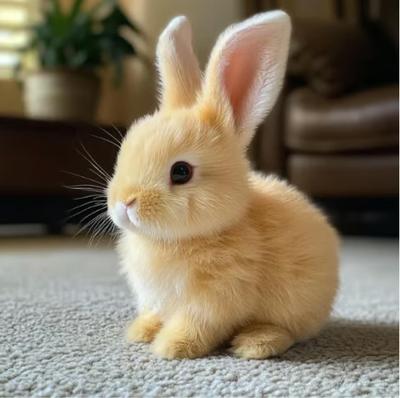 Realistic Walking and Talking Rabbit Toy with Moving Mouth and Shaking Ears