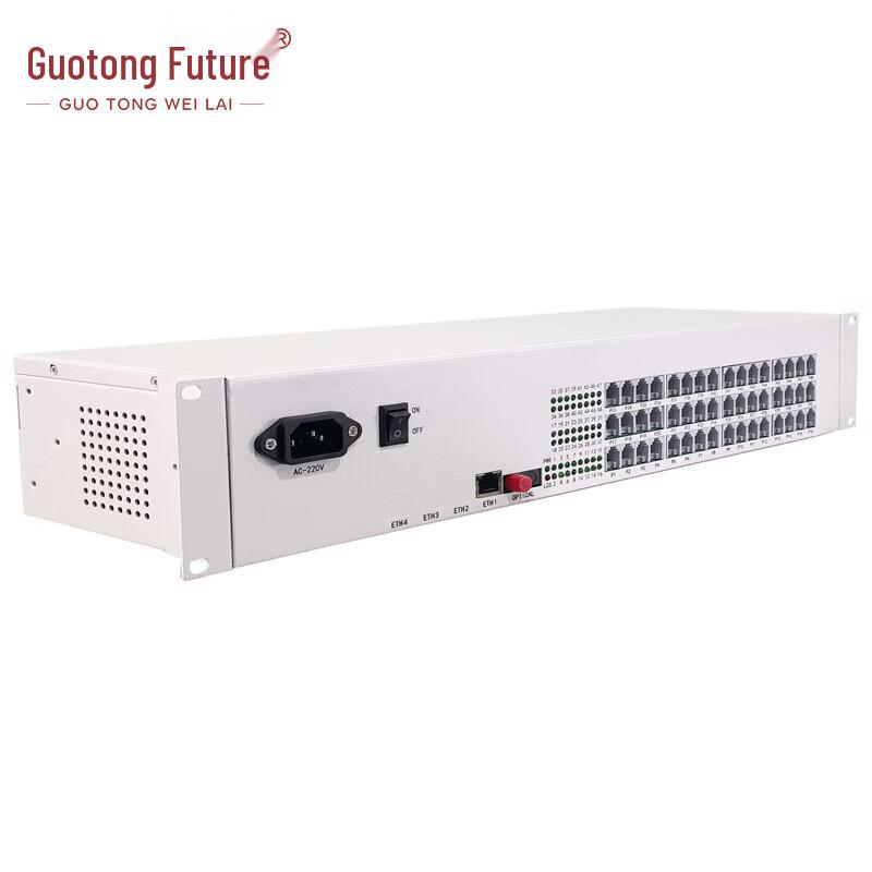 Guotong Future 48-Channel Telephone & Gigabit Fiber Optic Transceiver
