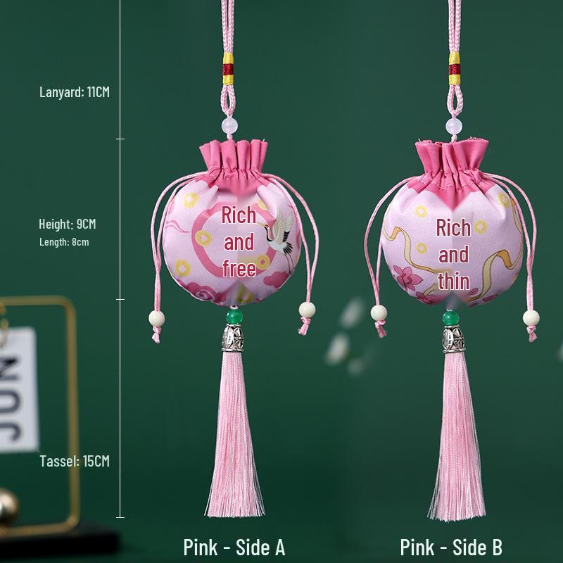 Dragon Boat Festival Mugwort Scented Sachets: Ancient-Style Car Ornaments & Hanfu Coin Purses - Scenic Area Gifts