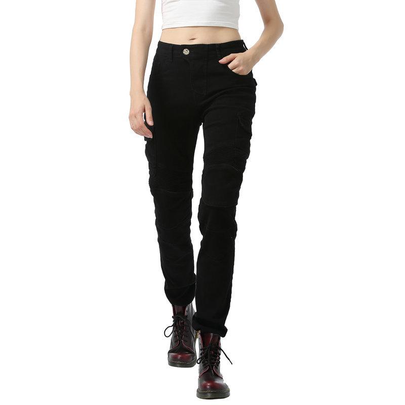 Motorcycle jeans, female rider motorcycle pants, Kevlar tear-resistant cycling drop-resistant pants