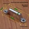 Modern Minimalist 304 Stainless Steel Drawer Pull Handle With Polished Finish For Kitchen Cabinets