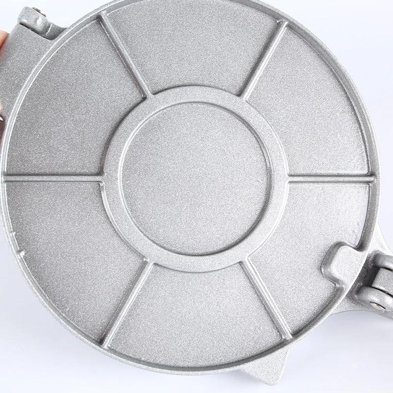 20CM DIY Tortilla Press Maker Aluminium Alloy Manual Corn Tortillas Dough Pressing Tools Kitchen Bakeware Cooking Accessories