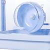 Compact Hamster Habitat with Spinning Wheel for Small Pets