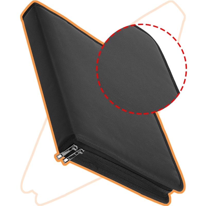 360 Pocket Coins Collecting Album and 36 Pocket Money Currency Storage Album Fireproof Zippered Coin Organiser Folder