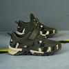Kinder Camouflage Laufschuhe Jungen Mädchen - Atmungsaktive Mesh Sportschuhe Mit Klettverschluss Outdoor