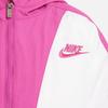 Nike Color Block Zipper Lightweight Hooded Jacket Kids jackets FJ5920-010