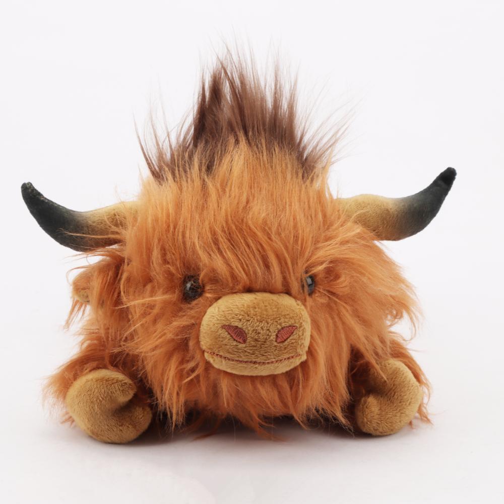

Non-Toxic 32Cm Simulation Lying Highland Cow Plush Animal Doll Soft Stuffed Lying Highland Cow Plush Toy Kawaii Kids Xmas Gifts Home Decor 32cm