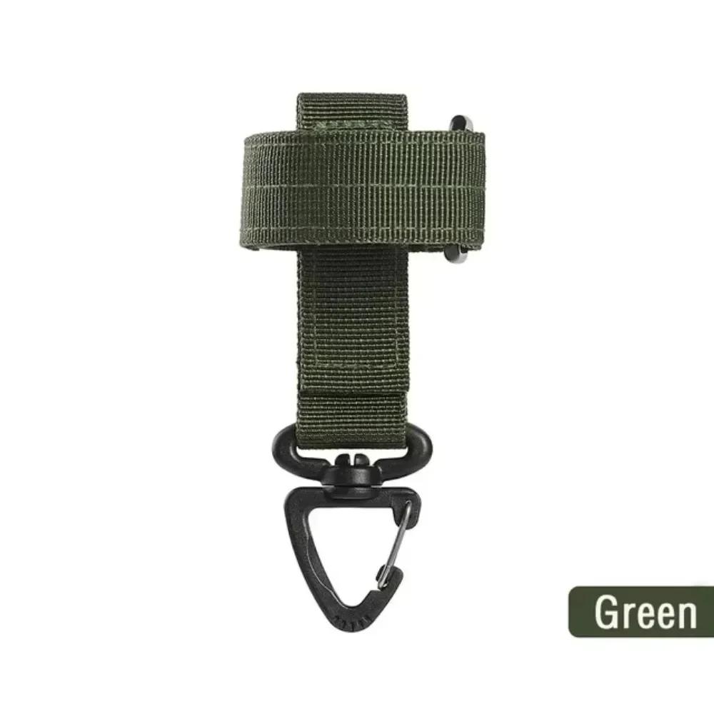Mountaineering Buckle Outdoor Keychain Tactical Gear Clip Keeper Pouch Belt Gloves Rope Holder Military Hook Camping
