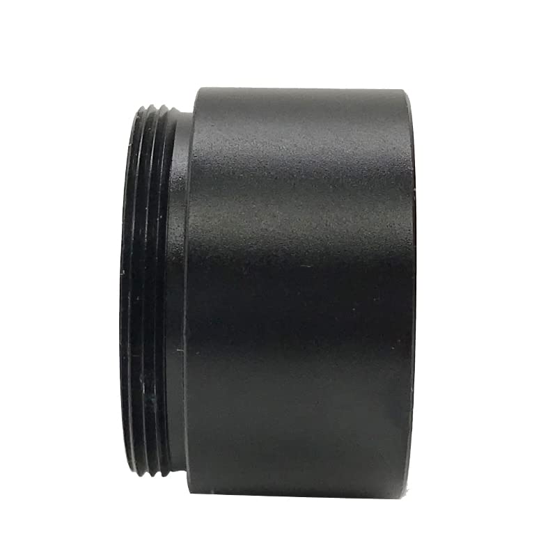 Laboratory Microscope Equipment 2X Microscope Relay Lens Mount Adapter Lens for Industrial Extends Working Microscope Accessory C-to-C Teleconverter,