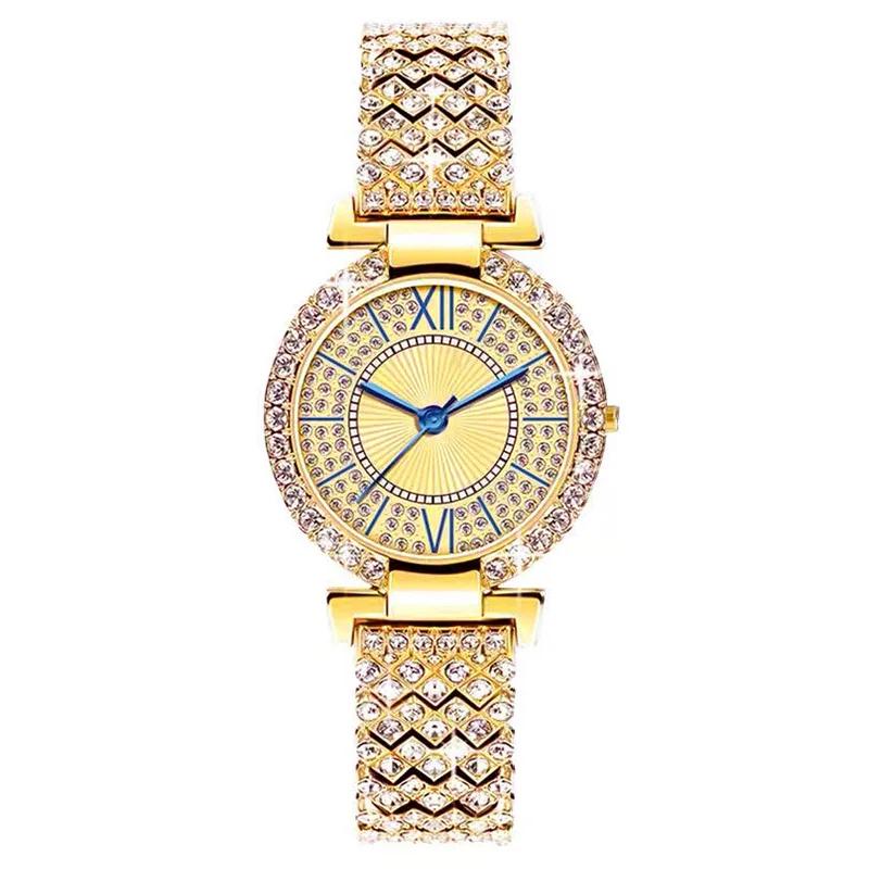 Luxury Rhinestone Woman Watches Fashion Elegant Wristwatch Quartz Watches for Girls Ladies Clock Relogio Feminino Montre Femme